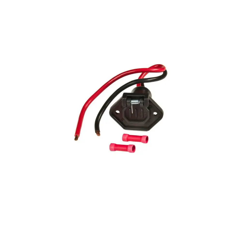 Sierra Marine Trolling Motor Power Plug - W/ 6" 8 Gauge Wires w/ Butt Connectors - SIEWH105201